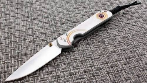 3810 Chris Reeve Large Sebenza 21 Unique Graphics W/Faux Ruby Cabochon-2 фото 2